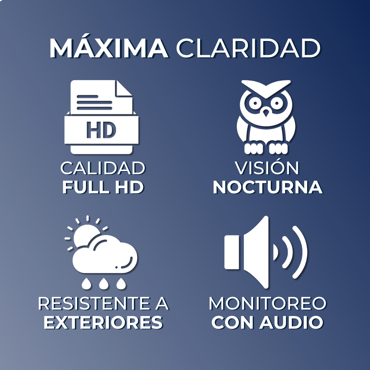 Kit 8 Cámaras (CON INSTALACIÓN) | 8 Cámaras Bala 1080p | 1 DVR 10 de Canales 1080p | 1 Disco Duro de 1 TB | 8 Cables de 20 Mts | 2 Fuentes de 4 Canales - Image 3
